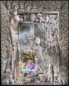 Bergdorf Goodman's Painting Theme window. Photo Credit: Ricky Zehavi