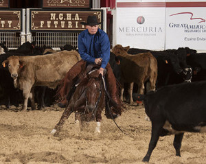 Phil Hanson with Classy CD Cat, Photo provided by NCHA.