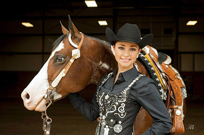 Pinto December Wrangler Exhibitor of the Month is Alyssa Frickson