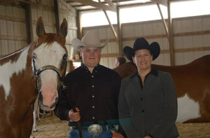 Curtis and Joann Howerton with MMM MMM Good at the Jefferson County Fair. Photo courtesy of Brittany Johnson. 