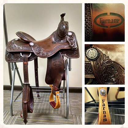 Chance to Win Saddle During Tonight’s Dunning/Avila Free Farnam Clinic at AZ. Sun Circuit