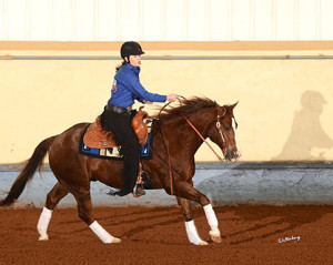 Briana Bartlett. Photo provided by World Para Reining.