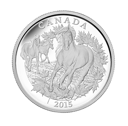 Oh Canada! Royal Mint Releases 2015 Silver Horse Coin
