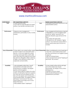 Comparison Chart courtesy of Martin Collins.