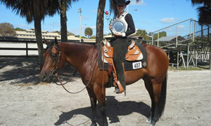 High Point Youth Sabrina Searles. Photo courtesy of Mark Harrell Horse Shows.