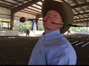 Exhibitor, Scott Reinartz, Photo courtesy of Mark Harrell Horse Shows.