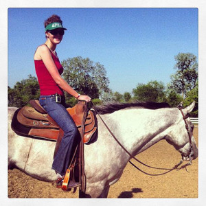 Lauren Michelle Kelly and her horse "Goose." All photos provided by Carri Wilborn.