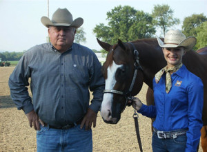 Dave Wiggins with step-daughter Whitney Southhall. 