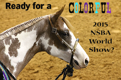 Check Out 2015 NSBA World Show Schedule- 14 New Color World Champion Classes