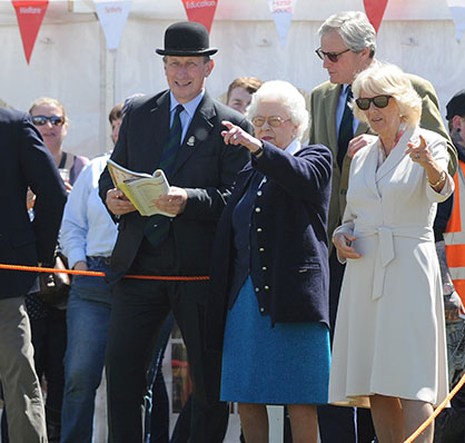 Her Majesty the Queen Watches Her Horses Compete at Royal Windsor Horse Show