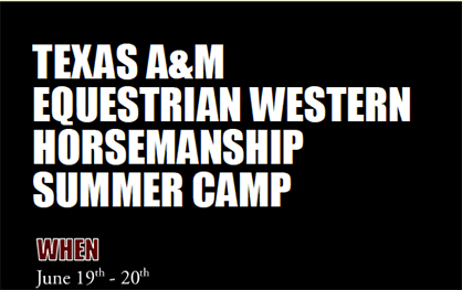 Only a Few Spots Remain For Texas A&M Equestrian Camps