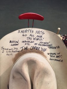 The Shorty's hat that was retired.