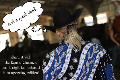 Share Your Article Ideas With The Equine Chronicle!