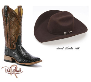 All Around Champions will receive a pair of Rod Patrick Boots and a Atwood Hat.
