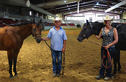 Riders Beat the Heat at Jacksonville Equestrian Center During Open Schooling in Indoor Arena