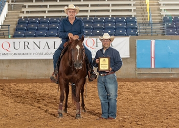 Fun Nutrena Senior Athlete Award Presented to Horse and Rider Team With Highest Combined Age at Select World