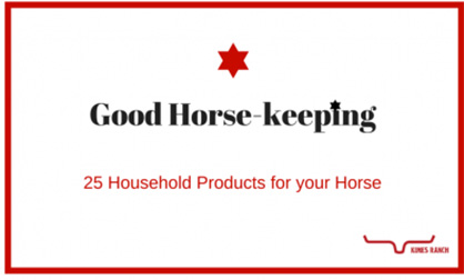 25 Household Products You Can Use on Your Horse