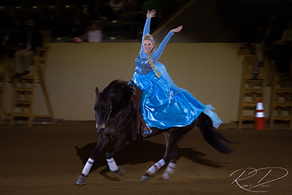 “Frozen” Inspired Reining Freestyle Featured on CNN