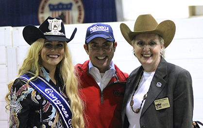 Our very own Gordon Downey with 2014 Congress Queen Carly Kidner and Chris Cecil-Darnell.