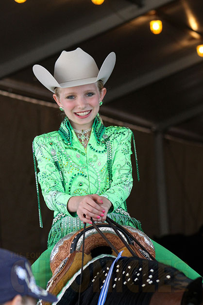 Kendall Hoffman and Rcees Version Are Congress Champions in Small Fry Western Pleasure