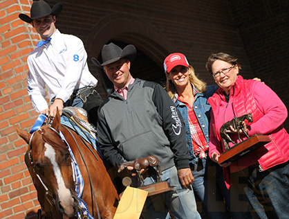 Cody Parrish and Invest With The Best Win Congress Green Western Riding