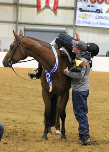 Brent Tincher with Olivia