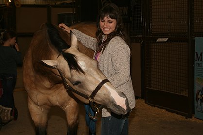 Meet American Pharoah’s Buddy “Smokey” at the 2015 NRHA Futurity!