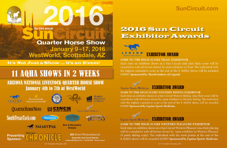 Awards Room Fully Stocked For Start of 2016 AZ. Sun Circuit!