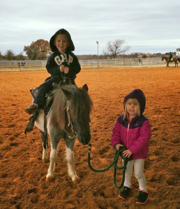 Stormy with his new owners.