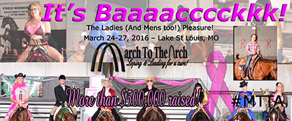 It’s Baaack! Fan Favorite “Ladies” Western Pleasure Returns to 2016 March To The Arch