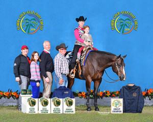 Cathrin and the family at the Florida Gold Coast Circuit.