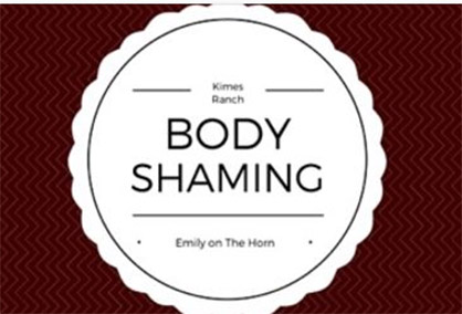 Kimes Ranch Blog: Body Shaming in the Show Pen
