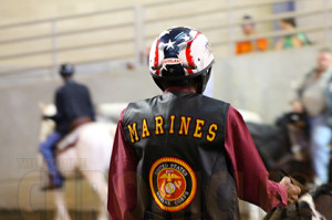 Military veterans competing at the 2015 NSBA World Championship Show.