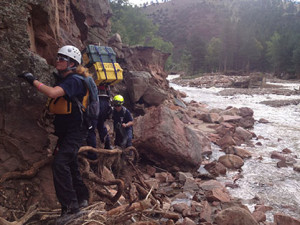 Colorado Floods. Image courtesy of American Humane Association.