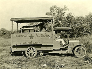 WWI Ambulance. Image courtesy of American Humane Association.