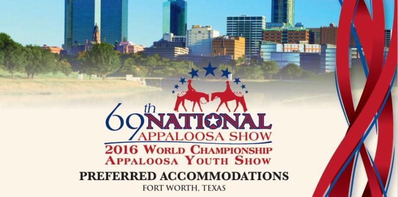 Preferred Accommodations for 2016 Appaloosa Youth World Show/69th Nationals