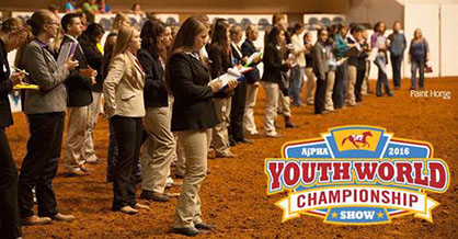 Test Your Horse Judging Skills at 2016 APHA/ApHC Youth World Show Judging Contest