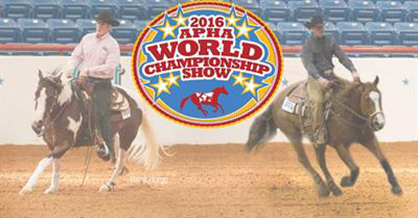 New Opportunities For Solid Paint-Bred Horses at 2016 APHA World Shows; New WCHA OBE Classes