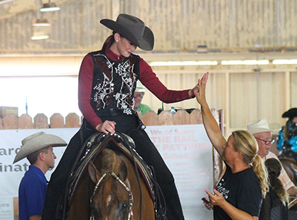 Congratulations AQHYA World Show Trail Finalists! High Score- 234.5