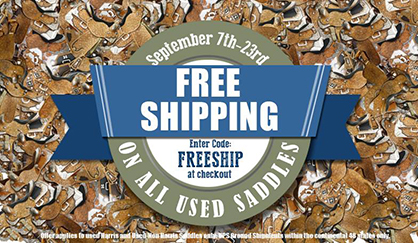 Harris Leather and Silverworks Offering Free Shipping on Used Saddles Sept. 7-23