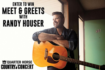 Chance to Meet and Greet Country Music Star Randy Houser at Quarter Horse Congress