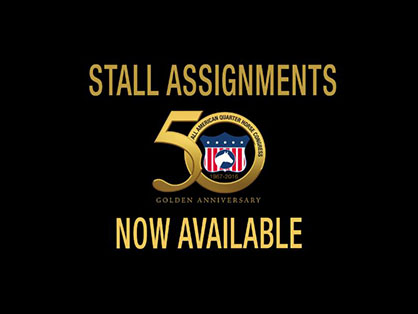 Stall Assignments Now Available For 2016 QH Congress