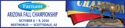 Entries Due Sept. 18 for Arizona Fall Championship