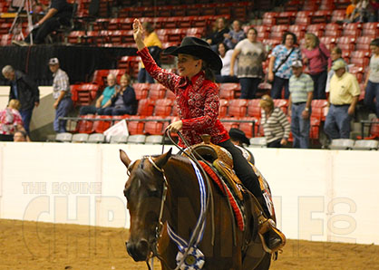 Congress Queen Wave and Victory Lap For Ashley Rytman and Moves Like Cattwoman in Small Fry Western Pleasure