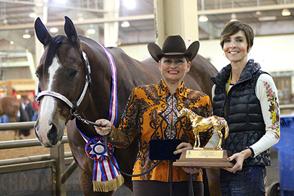 Leena Volmer and Izzy Got It Win L2 Amateur Showmanship at 2016 AQHA World