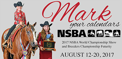 List of Qualified Horses For 2017 NSBA World; Qualification Ends April 30