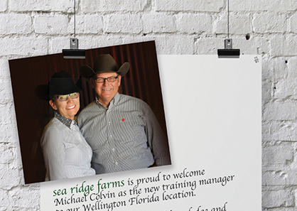 Sea Ridge Farms Welcomes Michael Colvin to the Team!