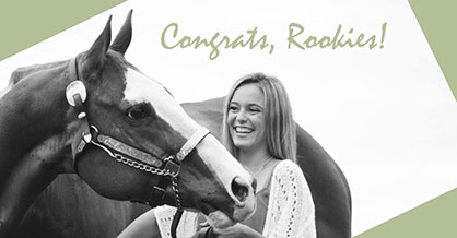 APHA and Gist Silversmiths Celebrate Novice Youth Rookies in Each Zone!