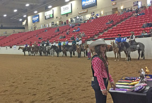 Waiting for results in the Amateur Ranch Riding.