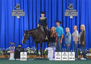 Haylee Brock, Kristin Brock, Scott Graham, and my barn family at the 2015 L1 Championships.